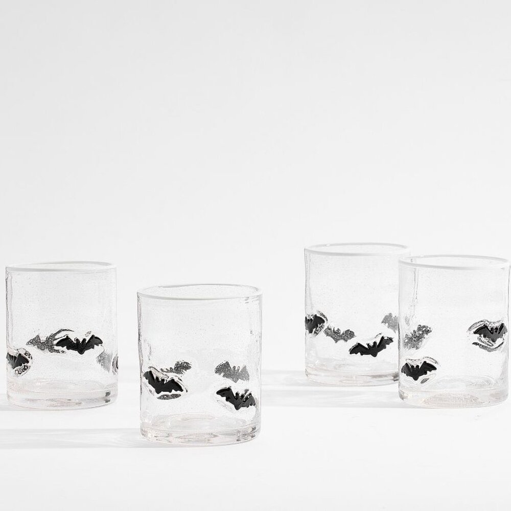 Bat Icon Glasses (set of 2)